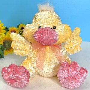 Vintage‎ Beautifully Detailed Dan Dee Yellow Duck 13" Plush Stuffed Animal Toy